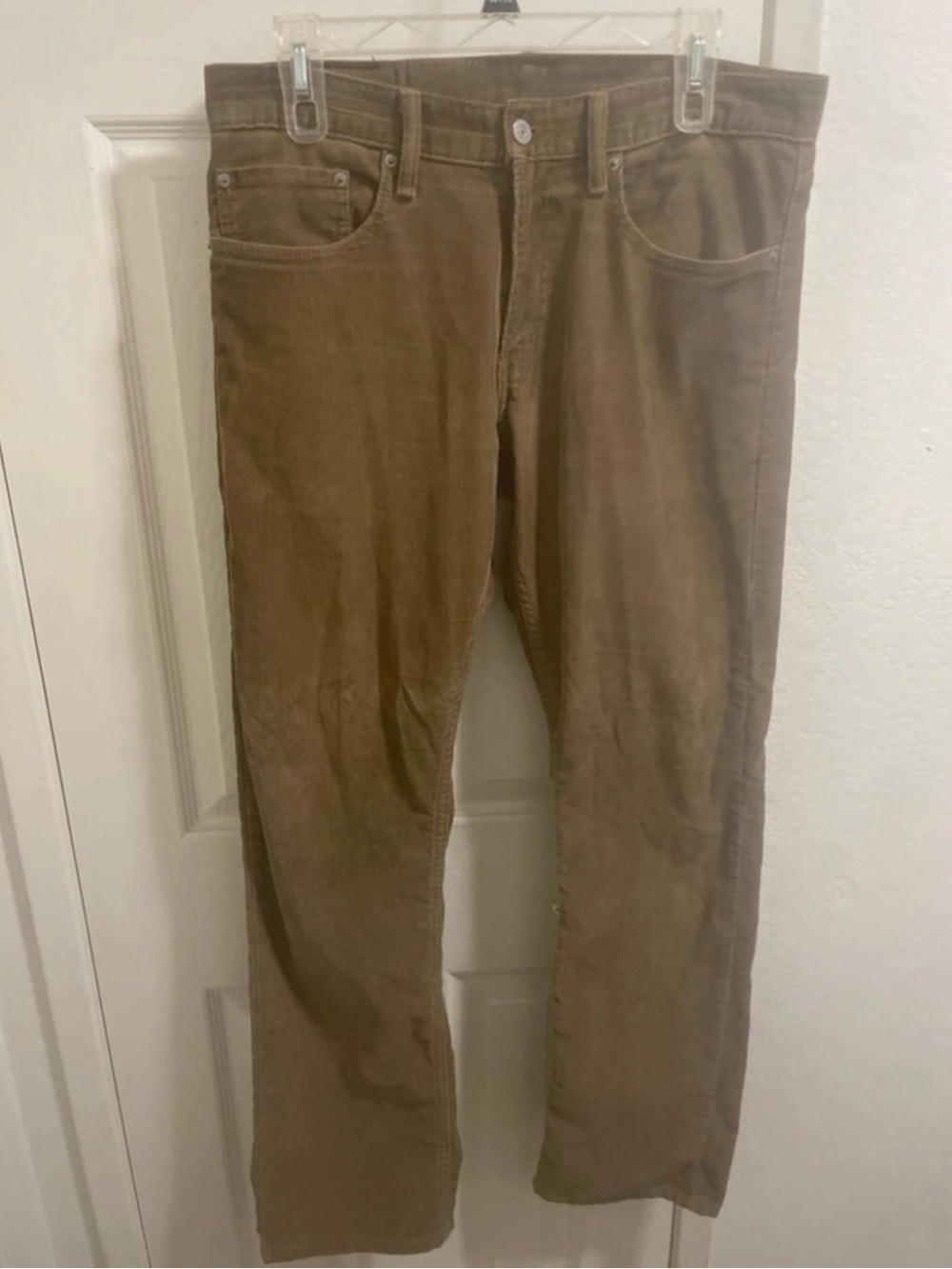 Levi's Men's Corduroy Straight Jeans in Brown